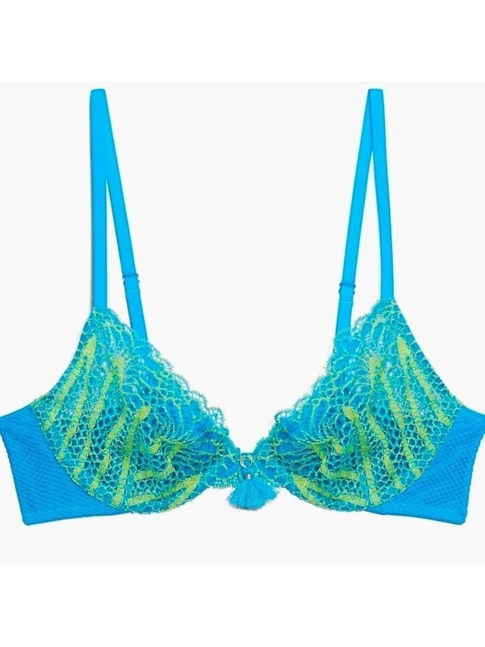 Savage X Fenty Stranded in Lace Plunge Bra